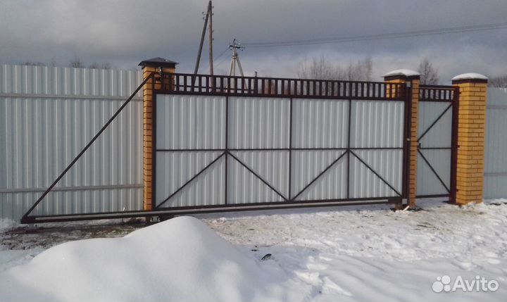 Ворота откатные прочные