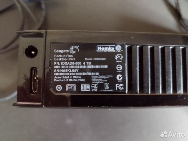 Внешний накопитель Seagate Backup Plus 4Tb HDD 3.5