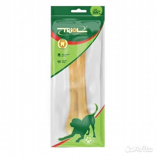 Кость жевательная dental, 25см, 200-210г