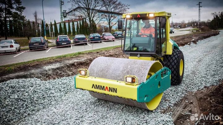 Аренда каток грунтовый бульдозер экскаватор с длин