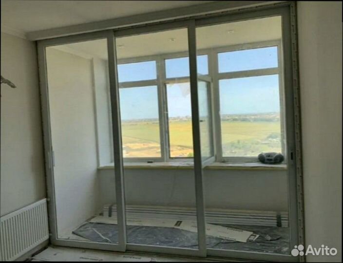 Большие пвх окна(рамы) для террасы.Курск