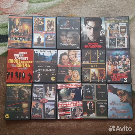 DVD фильмы/мультфильмы
