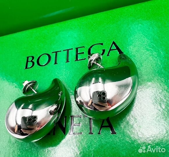 Bottega veneta серьги капли