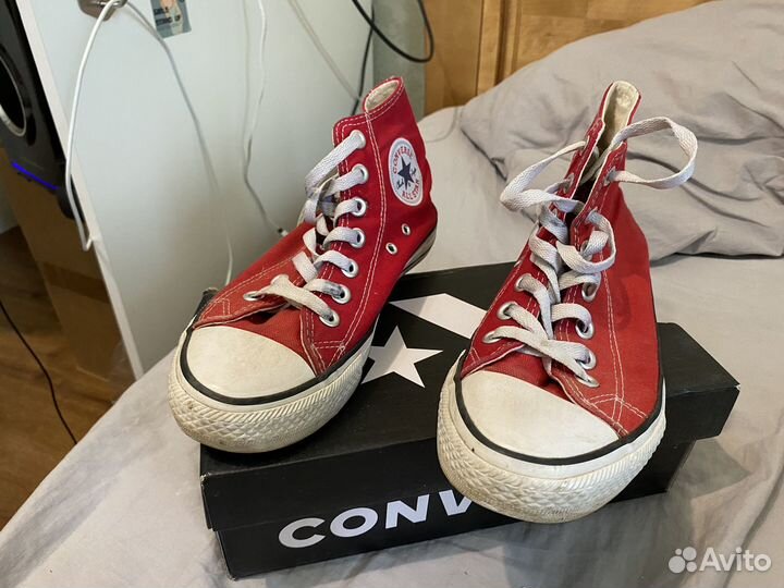 Кеды converse красные