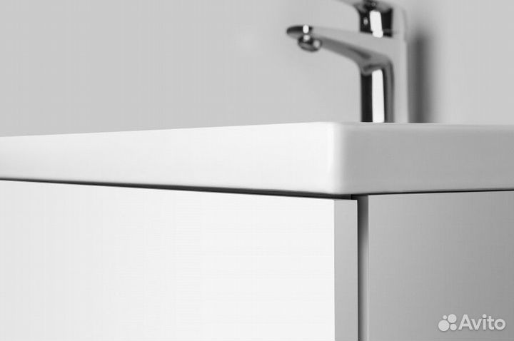 Тумба Am.Pm GEM 60см подвесная (с раковиной) белый