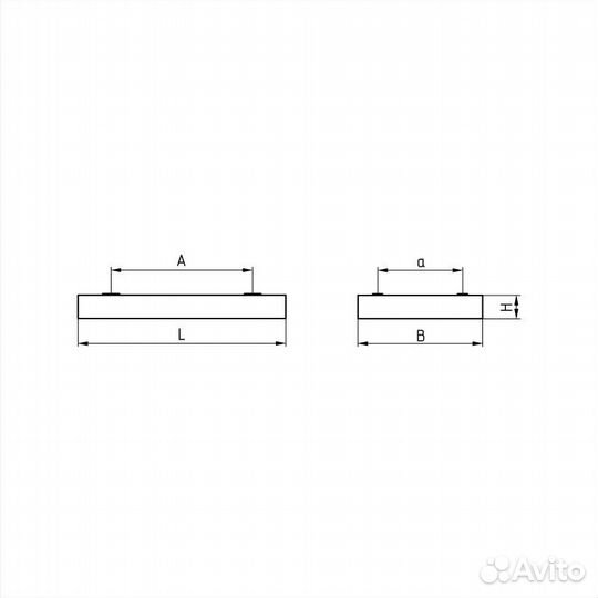 Светильник лпо05-2х28-041 OPL RD