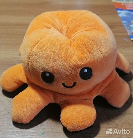 Мягкая игрушка осьминожка-перевертыш