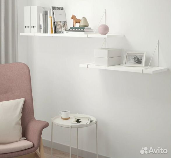 Полка настенная IKEA bergshult / новая / 2 шт