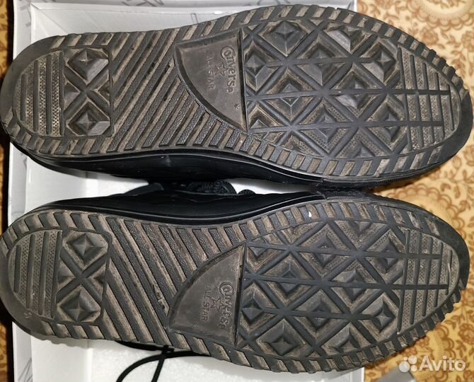 Кожаные кеды convers