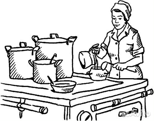 Кухонный работник в столовую (вахта)