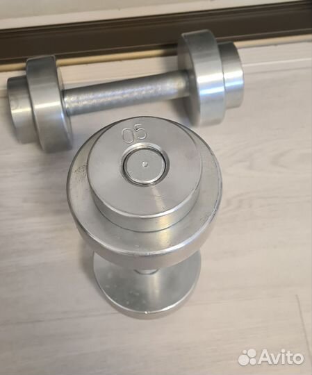 Гантели стальные разборные весом по 5кг