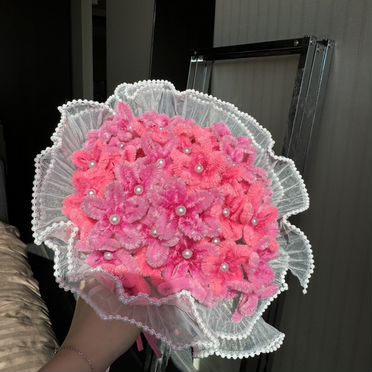 Букет цветов ручная работа