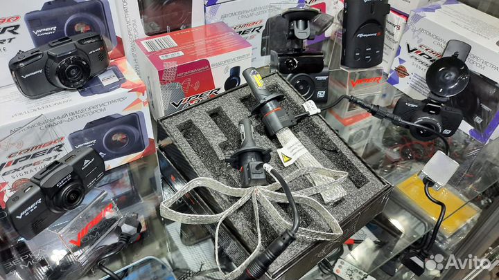 Светодиодные лампы в фары H4