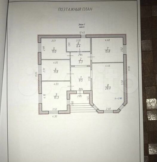 Дом 108 м² на участке 5 сот.