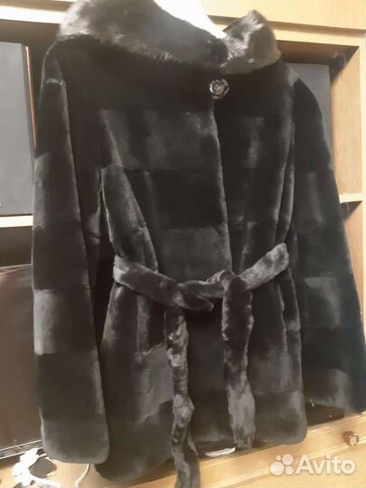 Шуба из меха кролика