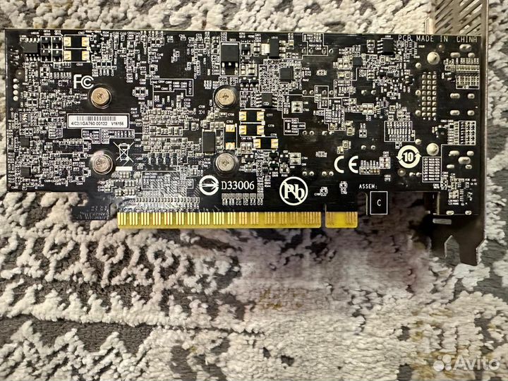 Видеокарта gigabyte GeForce GTX 1050 Ti OC LP