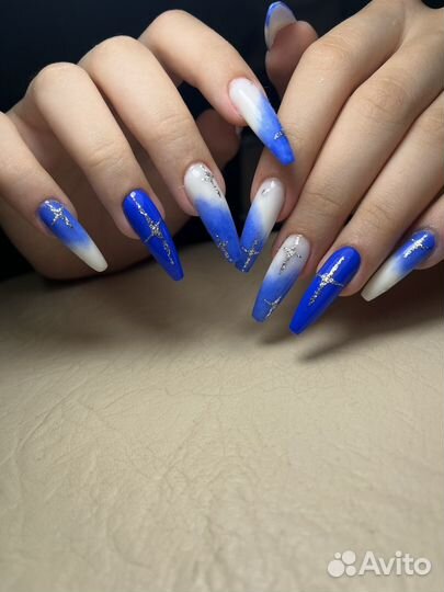 Покрытие гель лаком, наращивание ногтей