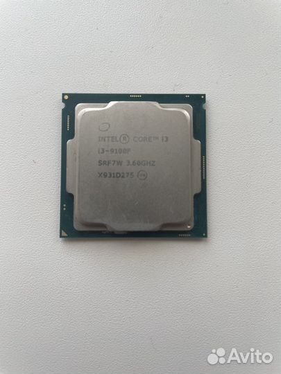 Процессор intel core i3 9100f