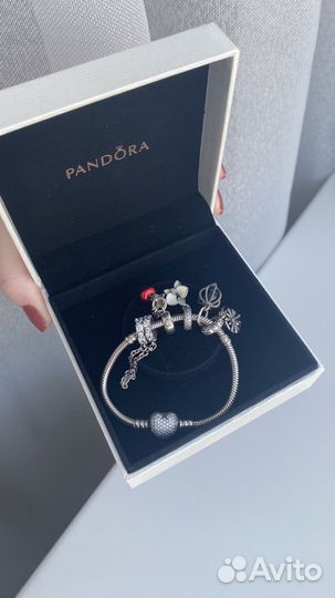 Браслет с шармами pandora оригинал