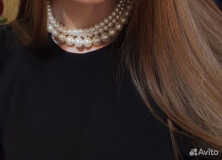 Бусы из искусственного жемчуга