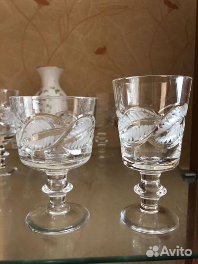 Фужеры хрустальные СССР