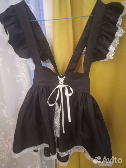 Аниме платье горничной косплей