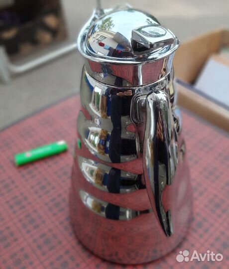 Термос-кувшин 1,5 л. стеклянная колба