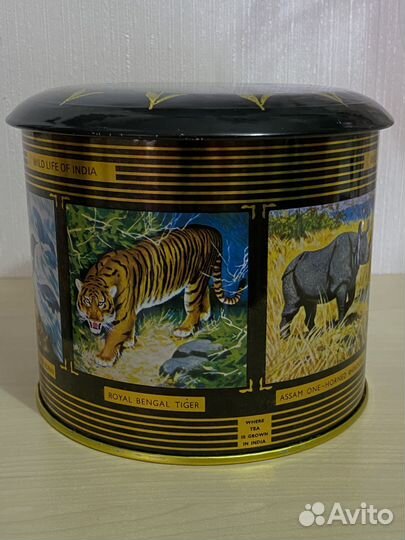 Большая банка от индийского чая СССР