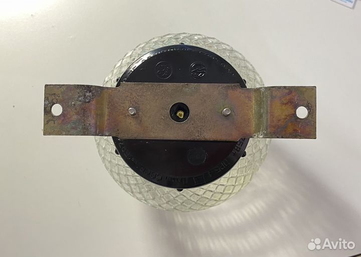 Светильник настенный, стекло, диаметр 13 см