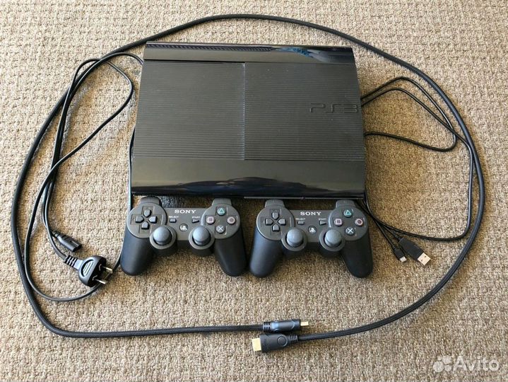 SonyPS3 500gb+50 игр FIFA19, GTA5,MK9 и куча игр