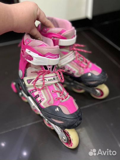 Роликовые коньки детские раздвижные