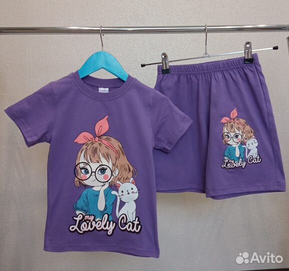 Футболка и шорты детские костюм двойка