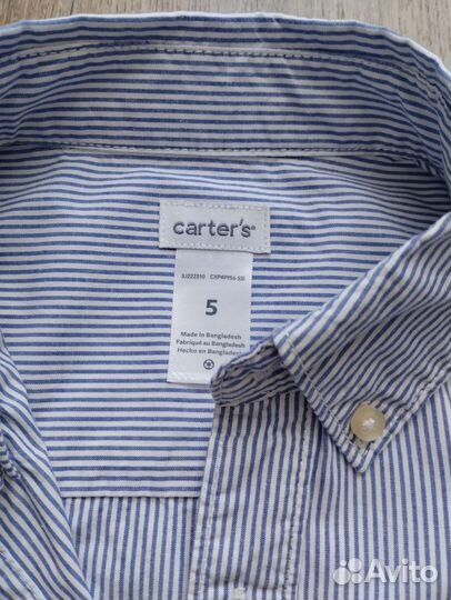 Детская рубашка carter's, оригинал