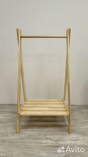 Вешалка напольная деревянная детская