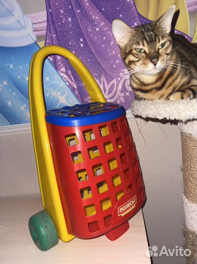 Тележка чемоданчик для игрушек