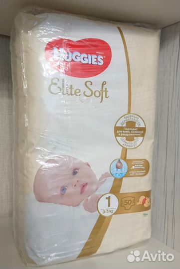 Подгузники Huggies elite soft 1 (50 шт.)