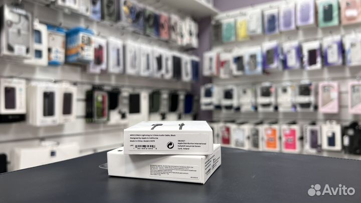 Кабель Apple Lightning to 3.5 jack 1.2m Black