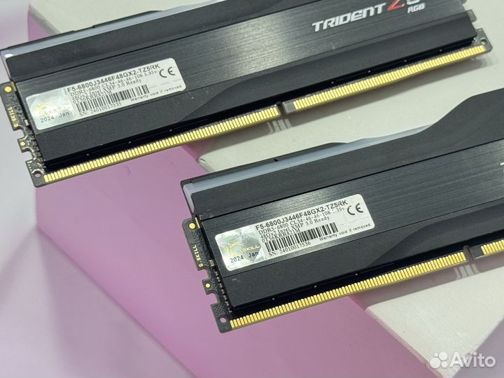 Озу G.Skill DDR5 Trident Z5 RGB 96GB 6800MHz