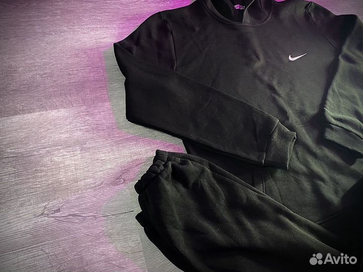 Спортивный костюм Nike черный утепленный новый