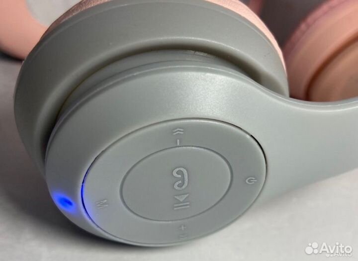 Наушники с кошачьими ушками гарантия детские