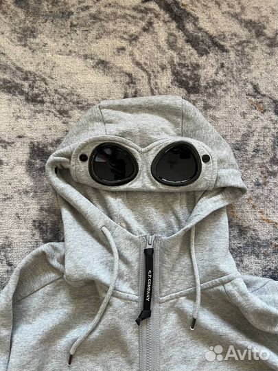 Зип Худи C.P Company Goggle Grey оригинал