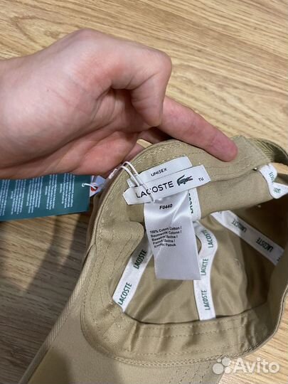Бейсболка Lacoste новая оригинал