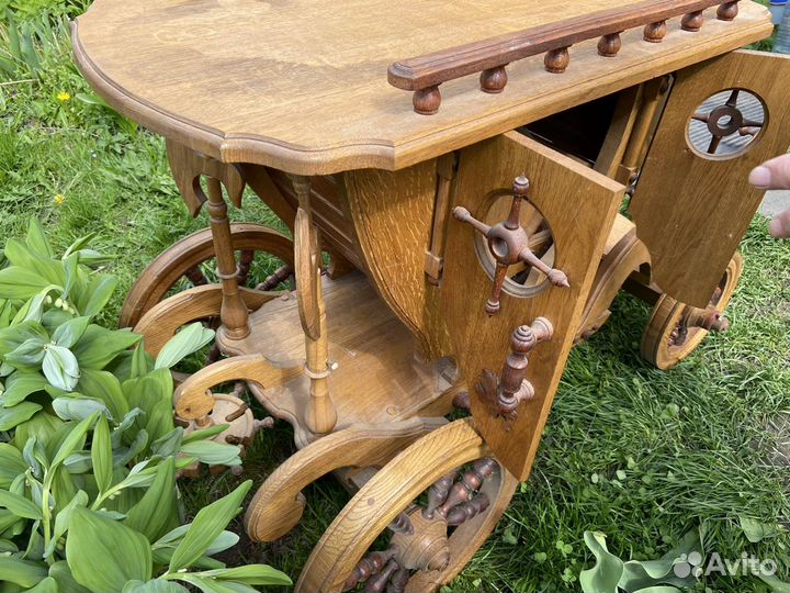 Журнальный стол Карета мини бар