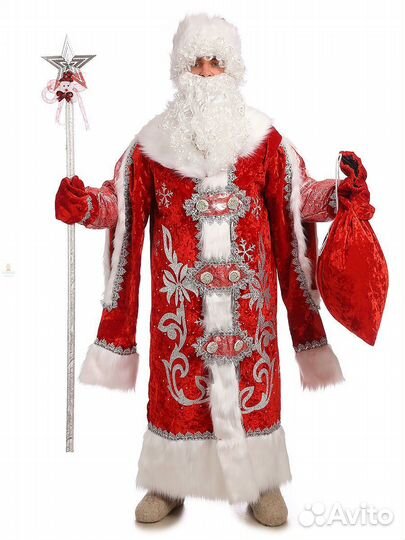 Костюм деда мороза и снегурочки оптом/розница