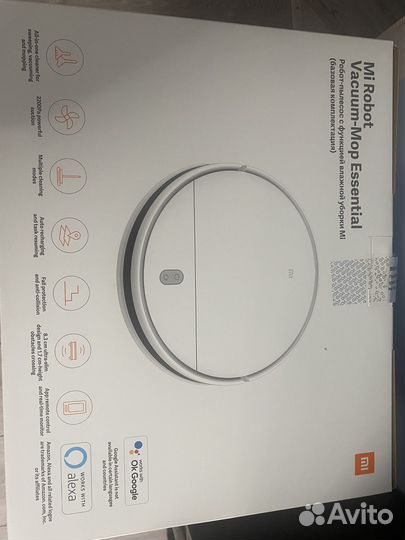 Робот пылесос xiaomi mi robot vacuum mop essential