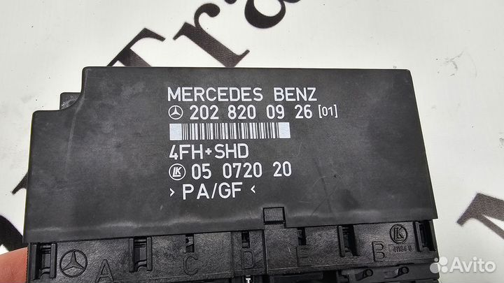 Блок комфорта на Mercedes W124