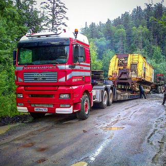 Перевозка негабаритных грузов, услуги трала