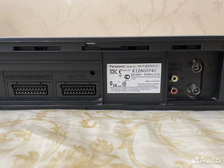 Видеомагнитофон panasonic