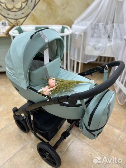 Коляска 2 в 1 Bexa air шалфей