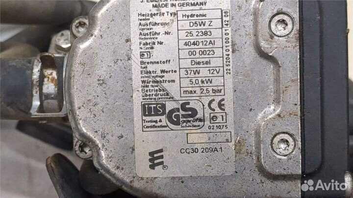 Автономный отопитель Mazda 5 (CR), 2006